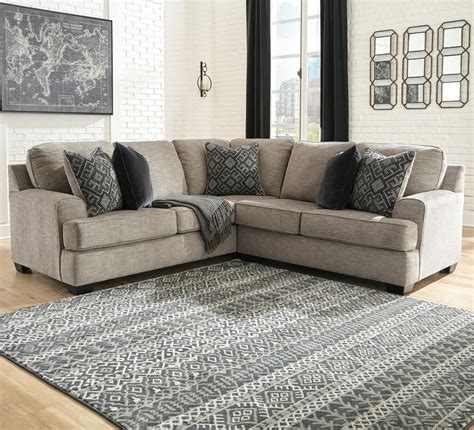 Signature Design By Ashley Bovarian 2 Piece Sectional With Track Arms