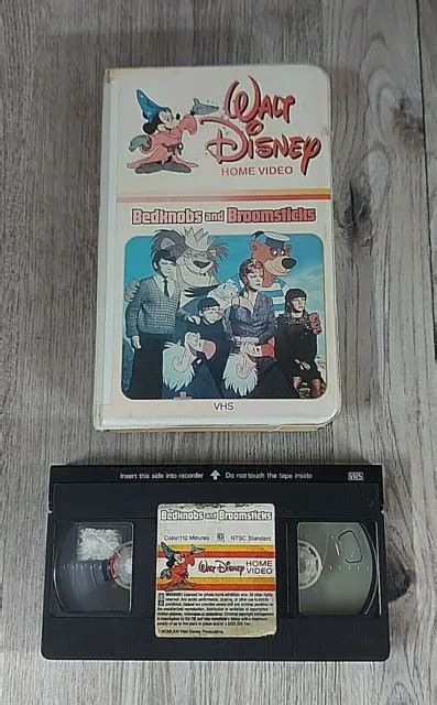Walt Disney Bedknobs And Broomsticks Vhs Clamshell Vintage Picclick Hot Sex Picture