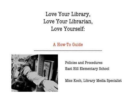 Love Your Library Love Your Librarian Love Yourself