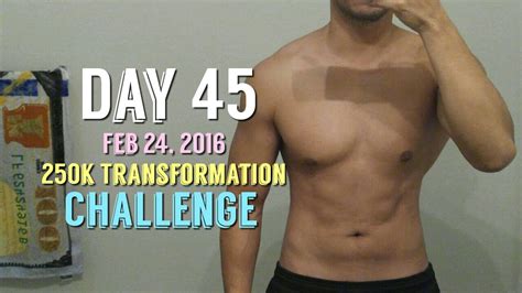 Body Transformation Day 45 250k Transformation Challenge Kinobody