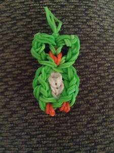 Cute Owl Rainbow Loom Charm Made It And Was Ok To Make I Guess Going