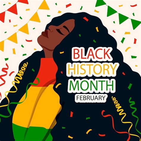 Premium Vector African American Black History Month Celebrate Vector