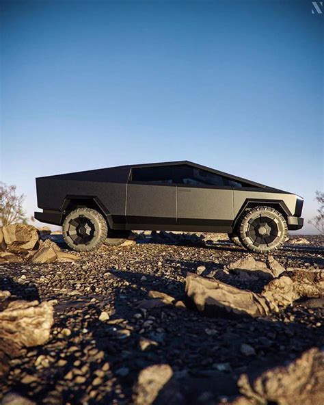 Tesla Pictures And News On Instagram Matte Black Cybertruck Yes