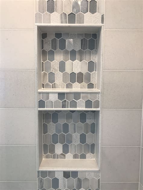 Harlow Picket Accent Tile Tile Shower Niche Shower Accent Tile Bathroom Shower Tile
