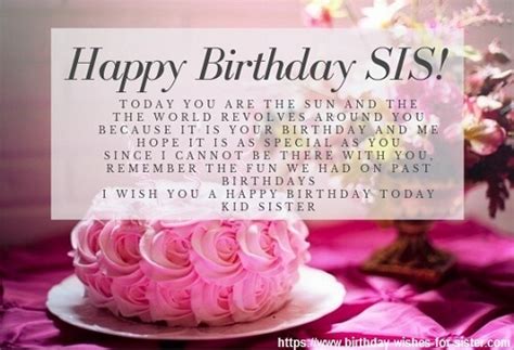 Dear Sister Simple Birthday Wishes For Sister Get Images One