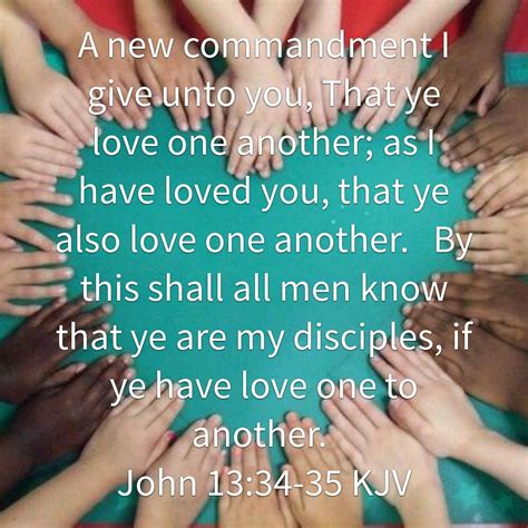 Jesus Said Love One Another Kjv