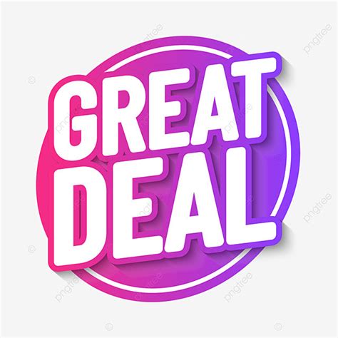 Great Deal Vector Hd Png Images Great Deal Poster Great Deal Poster