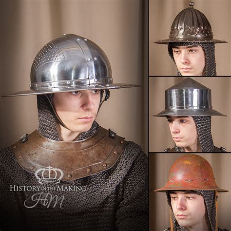 Medieval Kettle Helmets Steel History In The Making