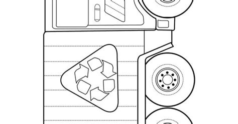 Garbage truck – Coloring pages for kids, grbtrck | Coloring pages