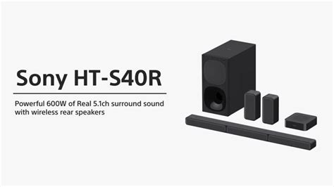 Sony Ht S 40r Real 51 Ch Dolby True Solutions