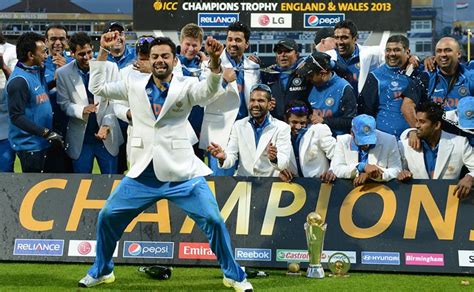 Photos See Virat Kohli Celebrate India S Champions Trophy Win