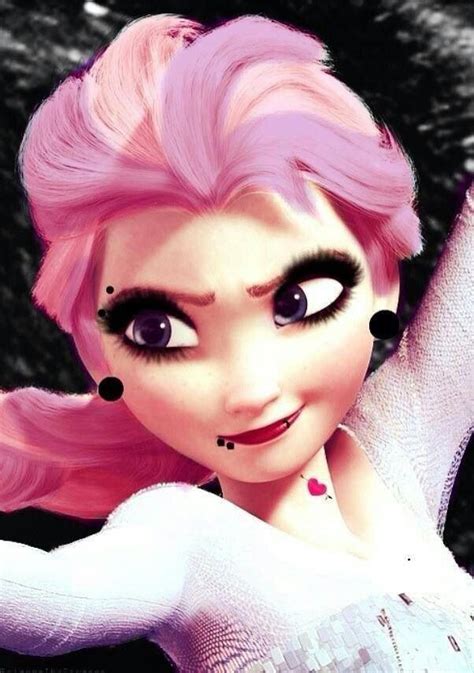 Emo Elsa Punk Disney Punk Disney Princesses Goth Disney Princesses