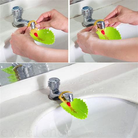 Leaf Cartoon Cute Faucet Extender For Kid Children Kid Hand Washing In