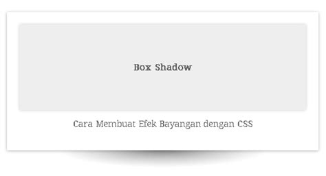 Pada tulisan kali ini, kita akan membahas cara membuat efek bayangan pada garis vertikal & horizontal dengan css atau dalam bahasa inggris how to create shadow effect on vertical & horizontal lines with css.tutorial ini cukup simpel atau bisa dibilang mudah dan untuk contoh bisa anda lihat pada gambar dibawah ini. Cara Membuat Efek Bayangan dengan CSS | Smart Blog