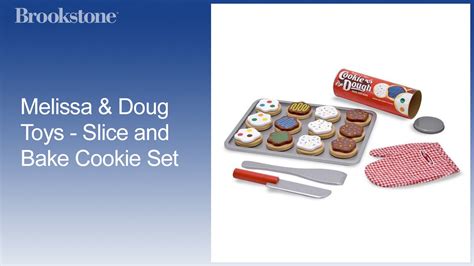 Melissa And Doug Toys Slice And Bake Cookie Set Youtube