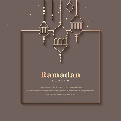 Gray Ramadan Kareem Frame Beautiful Free Photo Rawpixel