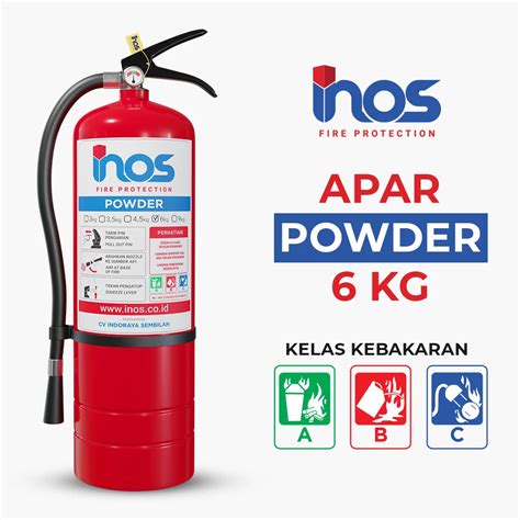 Harga Apar Powder Kg Portable Inos Fire Protection Tabung Pemadam