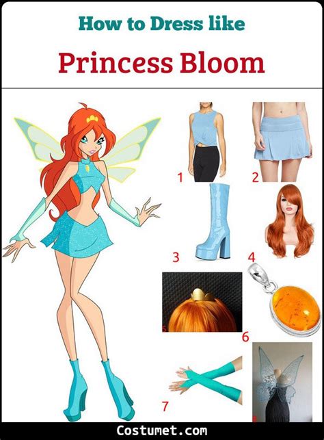 Princess Bloom Winx Club Costume For Cosplay And Halloween Teenage