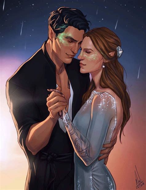 Feyre E Rhysand A Court Of Mist And Fury Sarah J Maas Feyre And Rhysand