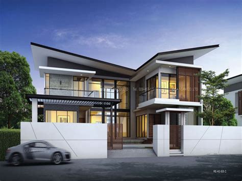 34 Modern House Designs Double Story