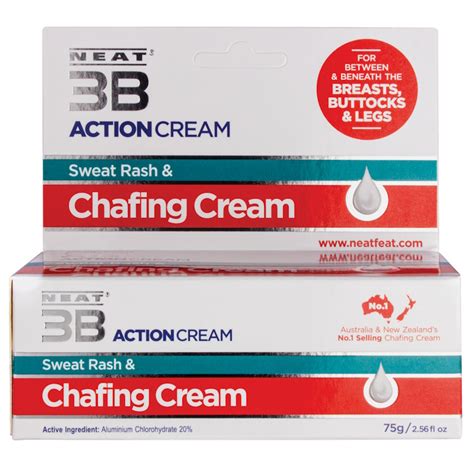 Neat 3b Action Cream Sweat Rash And Chafing Cream 75g Choice Pharmacy
