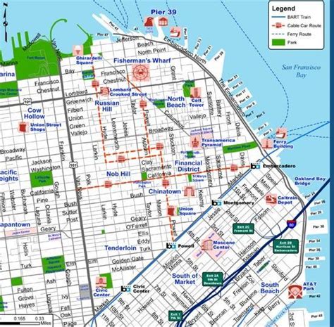 San Francisco City Street Map