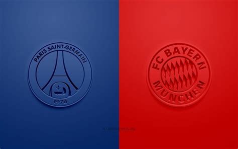 Download Wallpapers Psg Vs Fc Bayern Munich 2020 Uefa Champions League