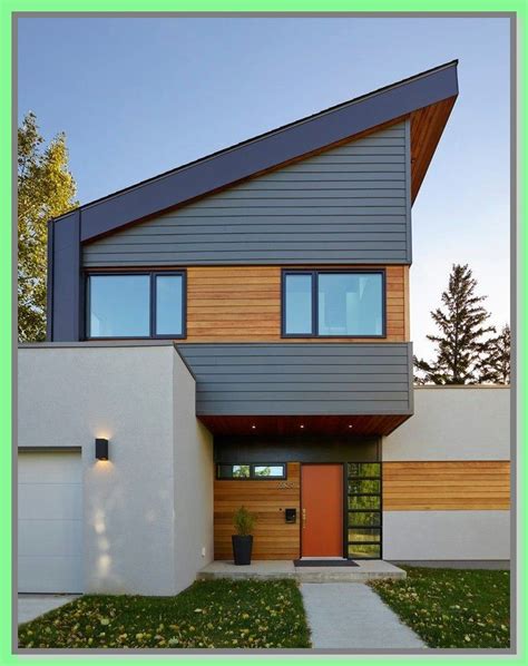 101 Reference Of Light Gray Modern House Modern House Siding House