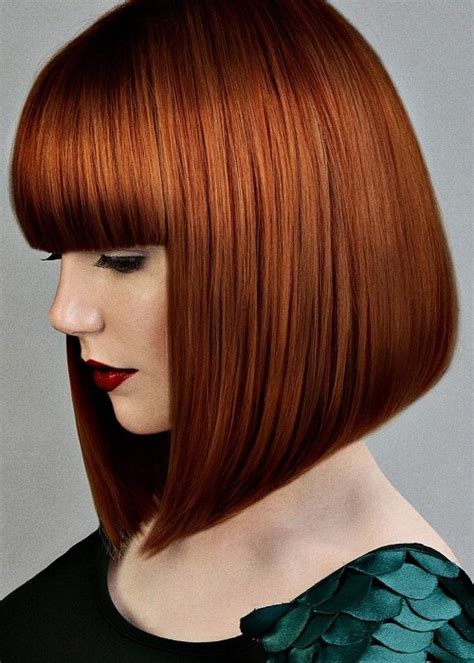 Mid Length Bob Wigs With Full Bangs