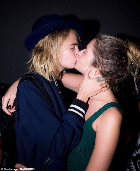 Cara Delevingne Puts On Rare Public Display Of Affection With Rumoured