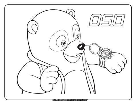 Disney Coloring Pages And Sheets For Kids Special Agent Oso 1 Free