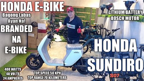 Honda Sundiro E Bike 79 999 Matibay Matatag Maangas May E Bike Na Ang Honda Panalo Ito