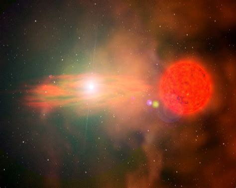 White Dwarf Can Pair With Red Giant For Supernova The New York Times