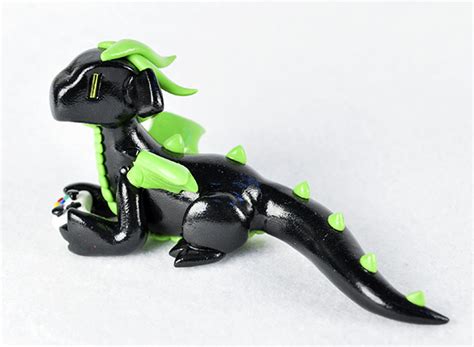 Revamped Black And Green Xbox Dragon By Howmanydragons On