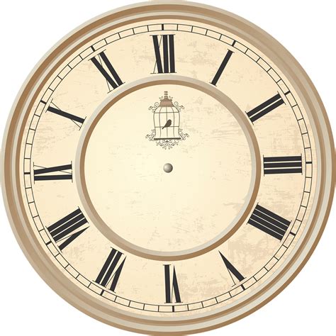 Download Clock Roman Numerals Birdcage Transparent Png Stickpng