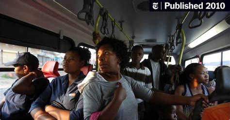 A Bus System Reopens Rifts In South Africa The New York Times