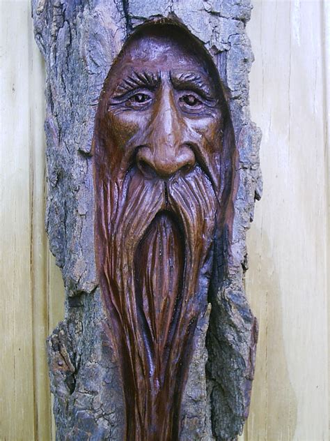 Wood Spirits Chainsaw Wood Carving Wood Carving Faces Face Carving