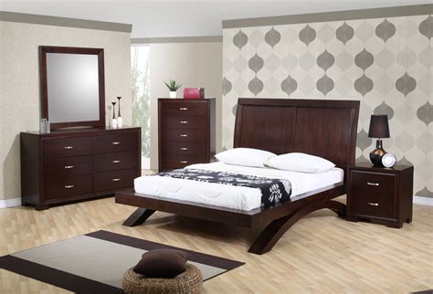 All furniture will be delivered in original factory packaging and placed into your room of choice. Raven Bedroom Set (Dark Cherry Finish) - RV100QB : Decor ...