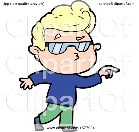 Cartoon Cool Guy By Lineartestpilot 1577984