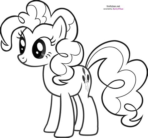 Pinkie pie was originally supposed to be called pegasus and is the only pony of the 6 whose name doesn't match. My Little Pony Pinkie Pie Coloring Pages | Team colors