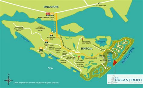 Sentosa Map Map Map Of Sentosa Map Singapore