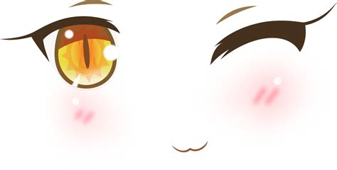 I have a little pressie for you. Orange eye cat smile wink - Vanilla by Carionto on DeviantArt