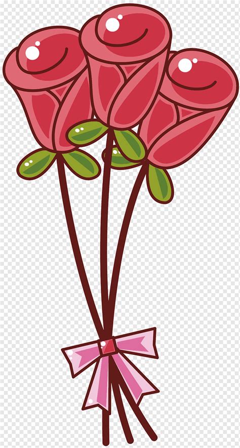 Ramo De Flores Dibujo Rosa Día M Pintura De Acuarela Arreglos
