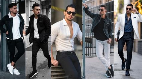 Black And White Casual Outfits For Men What Do You Wear To A Black