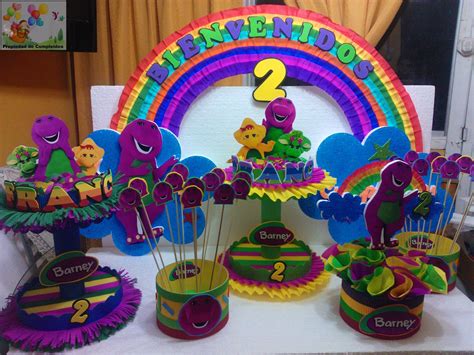 Adornos De Barney Para Fiestas Infantiles Imagui