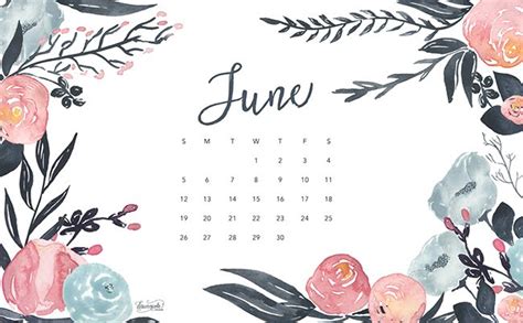 June Desktop Calendar Roundup Visual Meringue