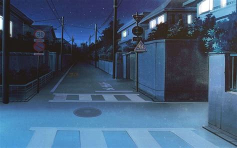 Anime City Street Background Posted By Brittany Garrett
