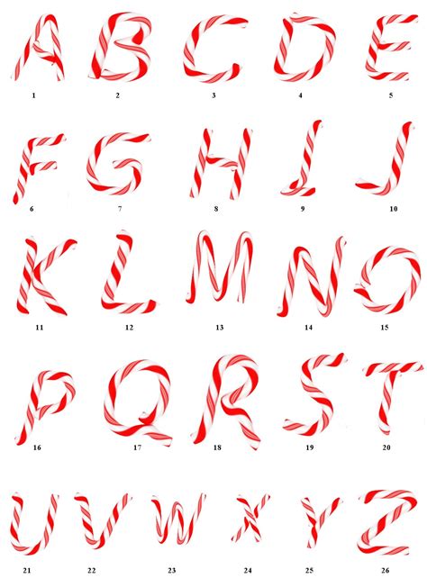13 Candy Land Letter Font Images Free Printable Candy Cane Font