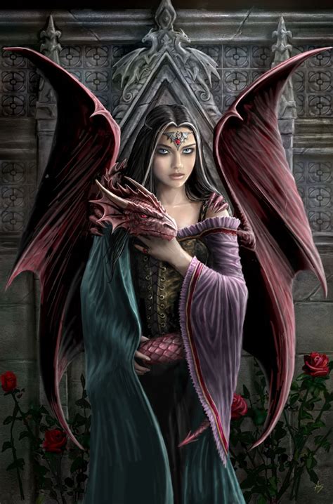 Sfondi 1169x1772 Px Anne Stokes Occhi Blu Arte Digitale Drago Fantasy Art Fantasy Girl