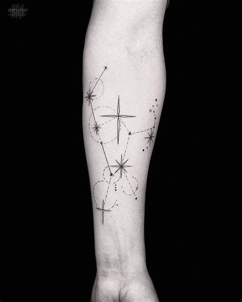Orion Tattoo Star Constellation Tattoo Nebula Tattoo Astronomy